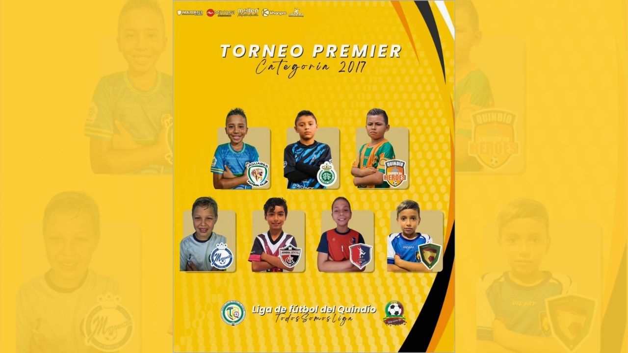 El fútbol infantil toma protagonismo con el inicio del Torneo Premier categoría 2017 en el Quindío