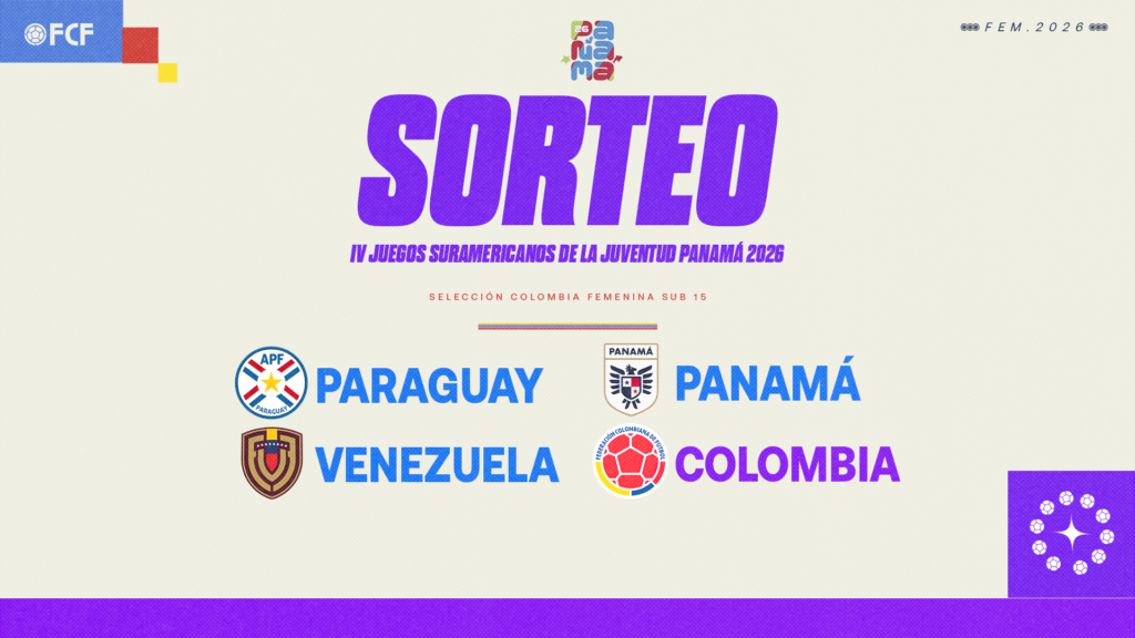 Selección Colombia Femenina Sub-15 ya conoce su camino en torneo internacional que se jugará en Panamá